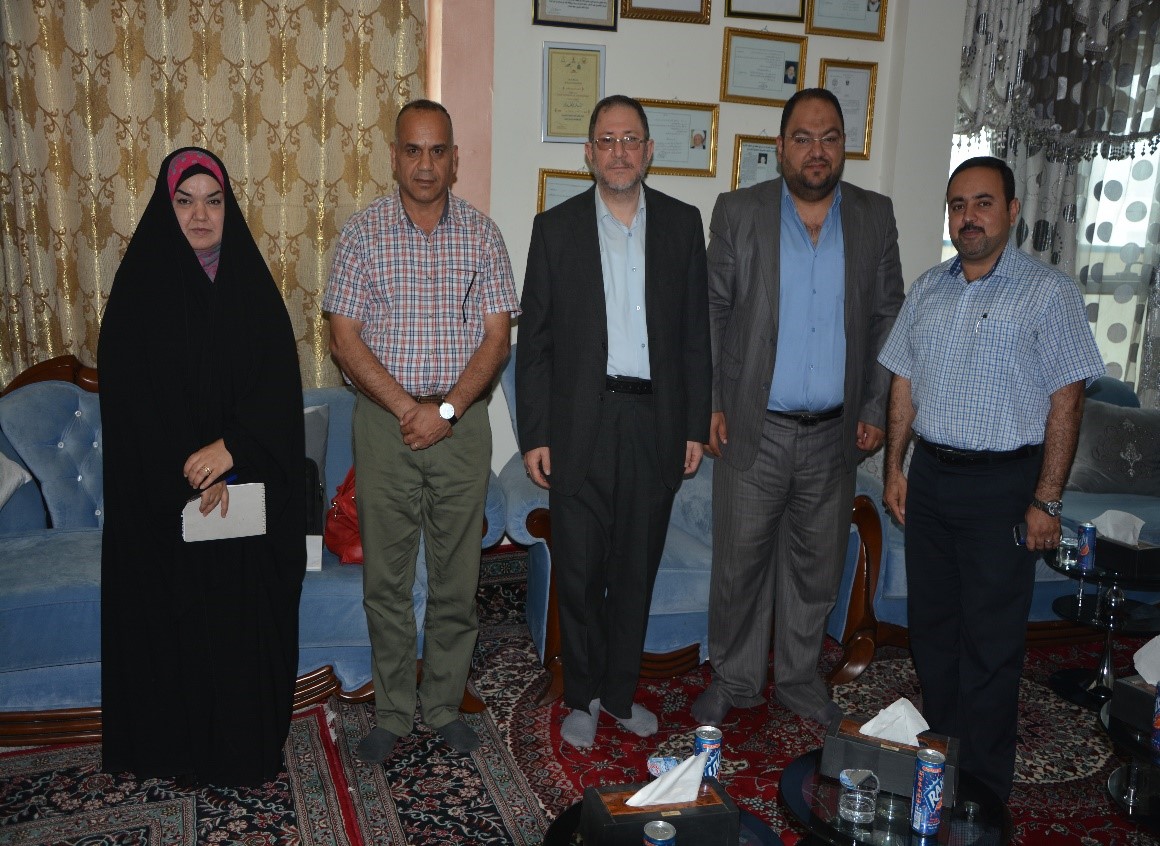 مذكرة تعاون بين مركز كربلاء ودائرة صحة المحافظة